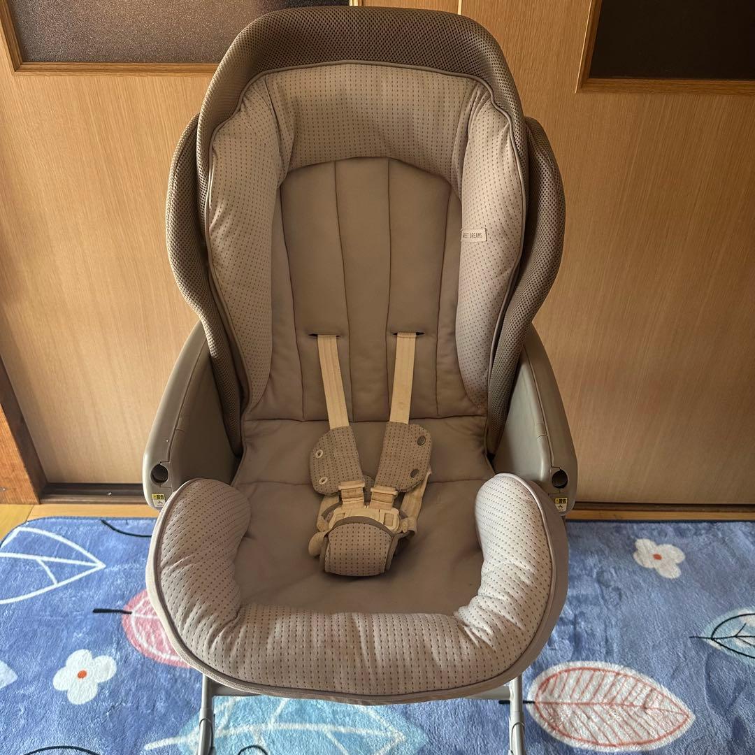 アップリカ ユラリズム オート AC ペールグレー ハイローチェア