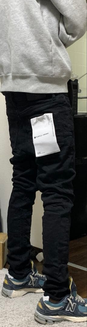 PURPLE BRAND スキニーデニム ブラック