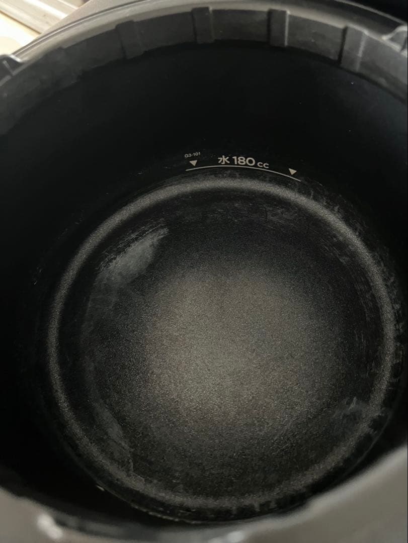 BALMUDA The Gohan KBG-8K 炊飯器 ブラック 美品３合炊き