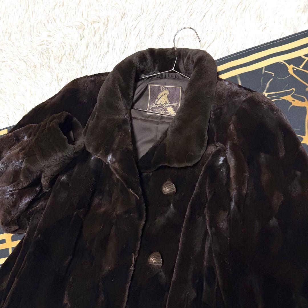 総丈95 裾長180 EMBA ミンク ロング XL ボリューム袖 肘周50