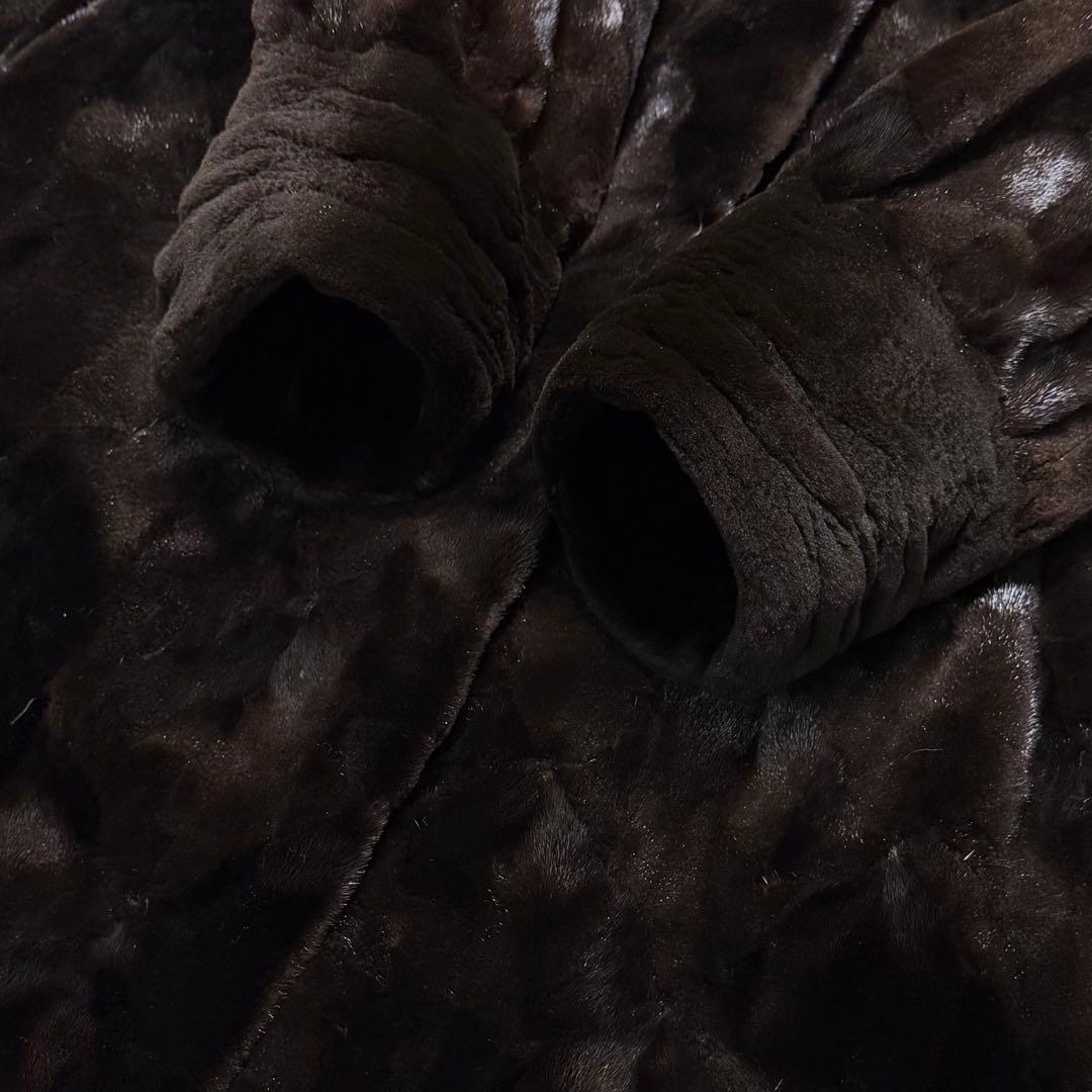 総丈95 裾長180 EMBA ミンク ロング XL ボリューム袖 肘周50