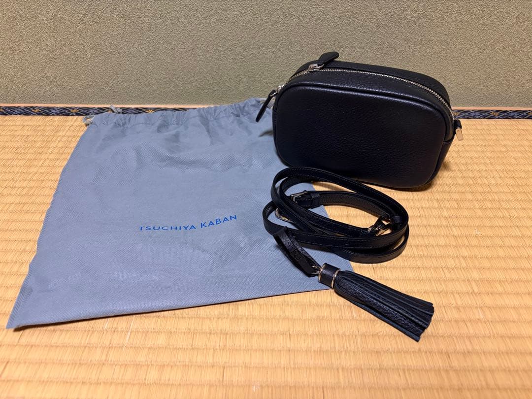 ほぼ未使用！タグあり！　土屋鞄　クラルテ コンパクトショルダー　ブラック