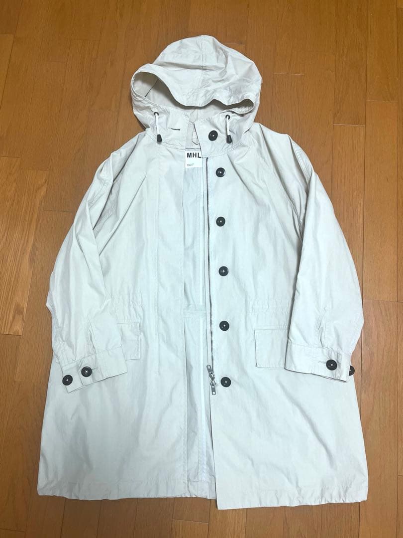 MHL モッズコート　ライナー付き　フード　レディース　マーガレットハウエル