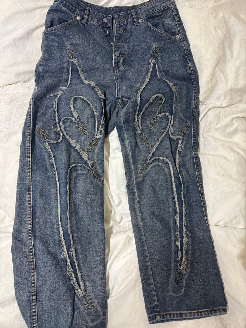 パンツ THUG CLUB Tribal Denim Pants \