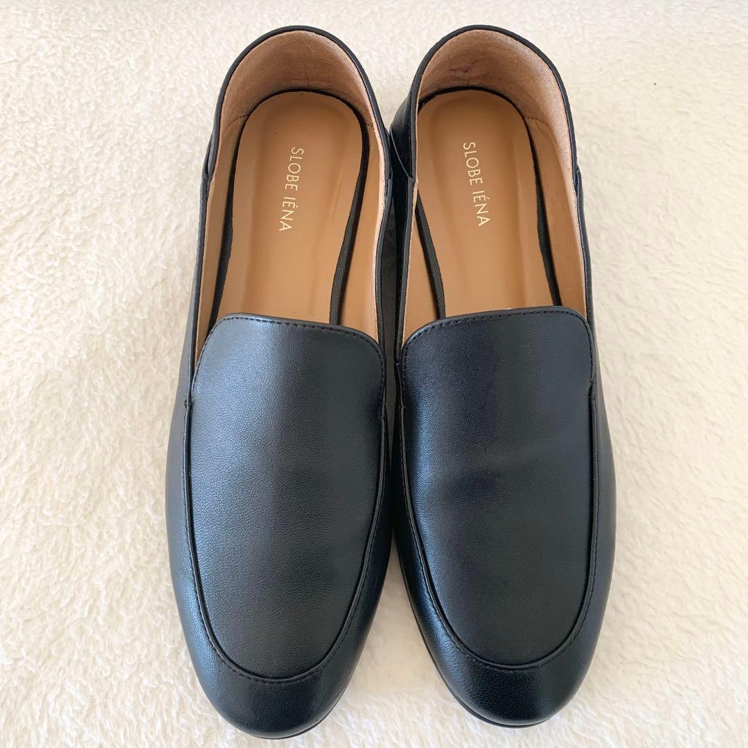 【極美品　未使用級】スローブ　イエナ　ソフト　ローファー　ブラック　23.5cm