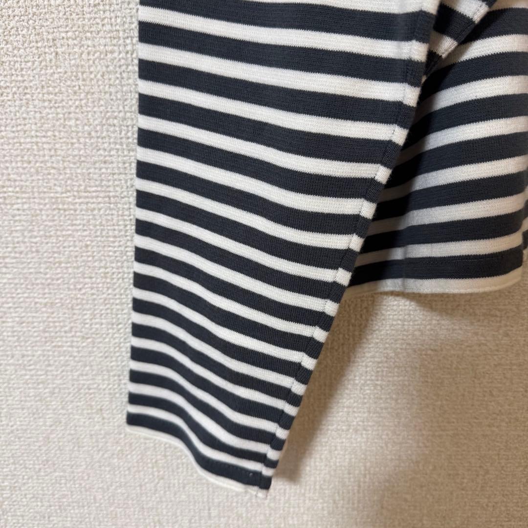 【新品】ロージーモンスター　ショルダーリボンエンブロイダリーロゴボーダーニット