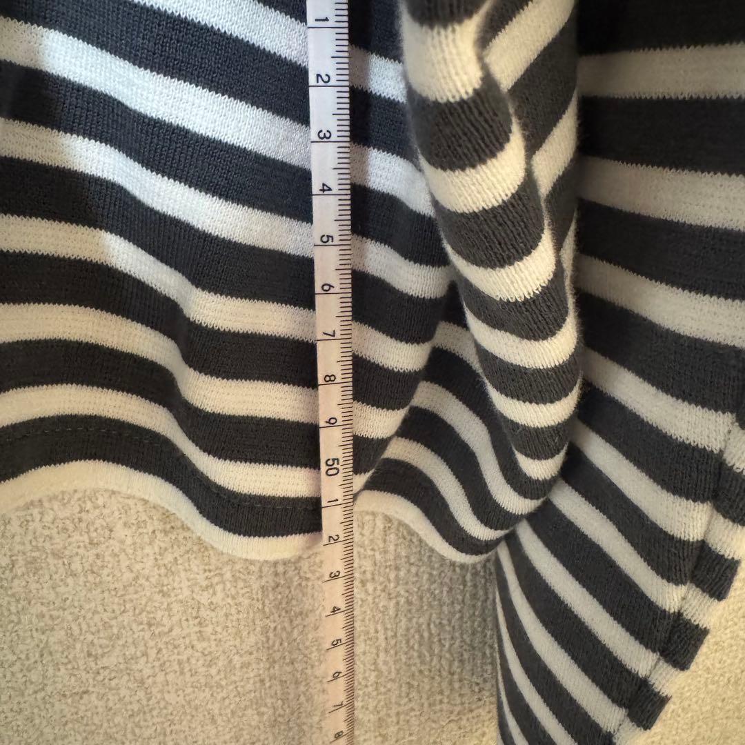 【新品】ロージーモンスター　ショルダーリボンエンブロイダリーロゴボーダーニット