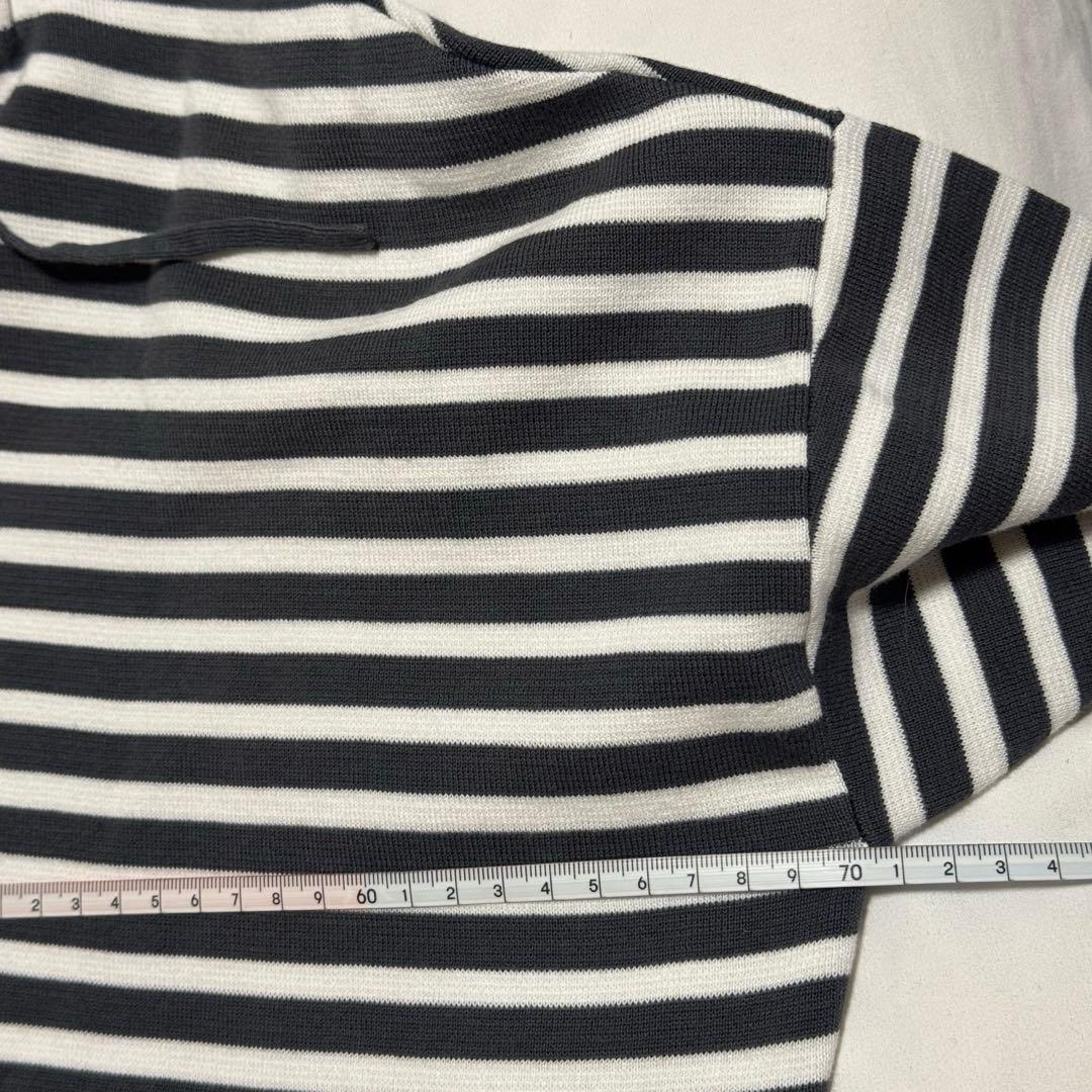 【新品】ロージーモンスター　ショルダーリボンエンブロイダリーロゴボーダーニット