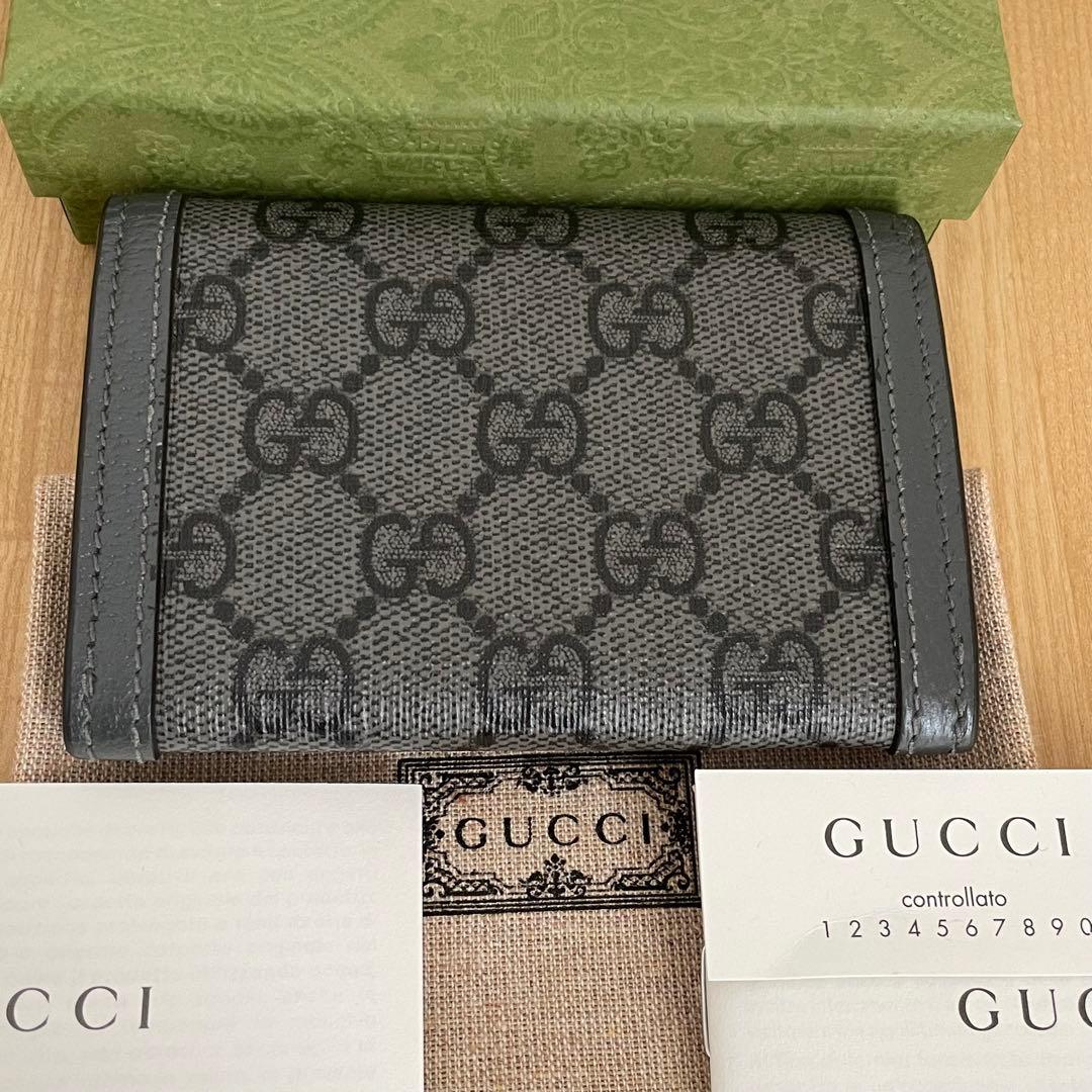 GUCCI グッチ　マーモント　オフディア　カードケース　名刺入れ　ミニ財布