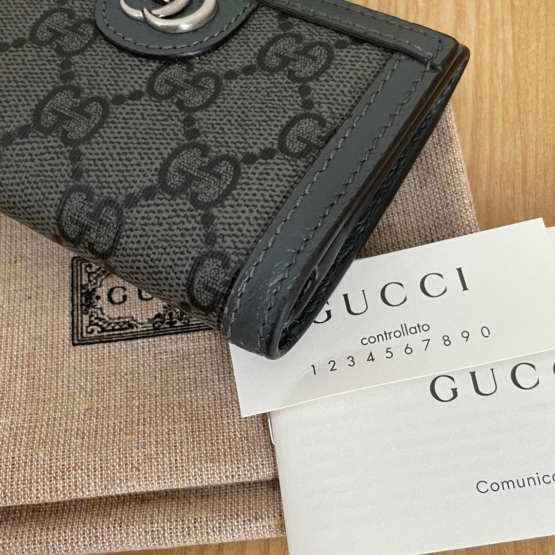 GUCCI グッチ　マーモント　オフディア　カードケース　名刺入れ　ミニ財布