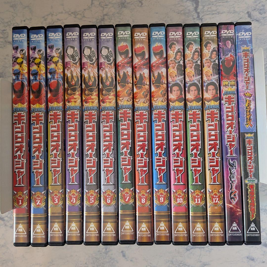 DVD　王様戦隊キングオージャー、映画、スペシャル　全14巻　新品ケース付