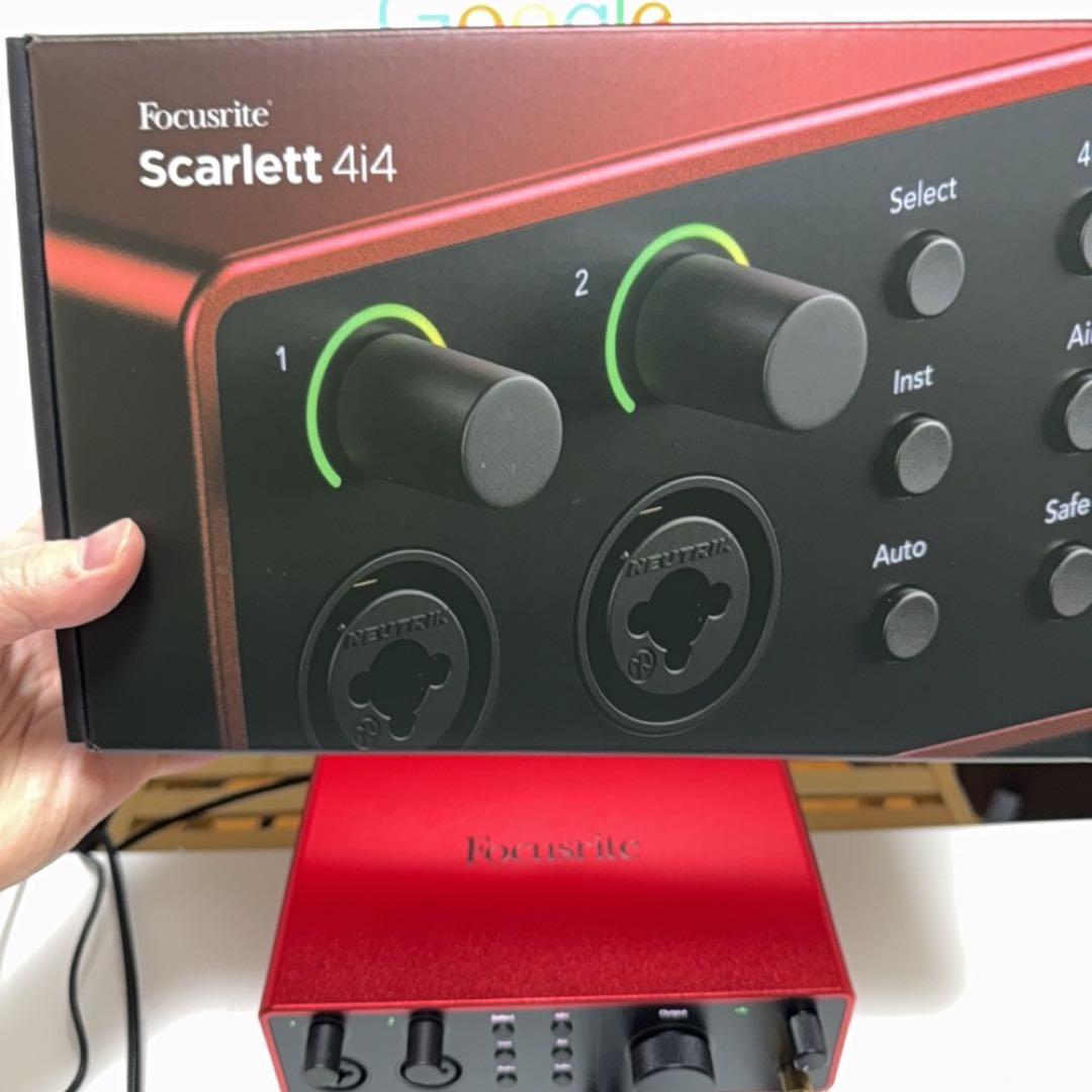 (gen. 4) FOCUSRITE Scarlett 4i4 モニター