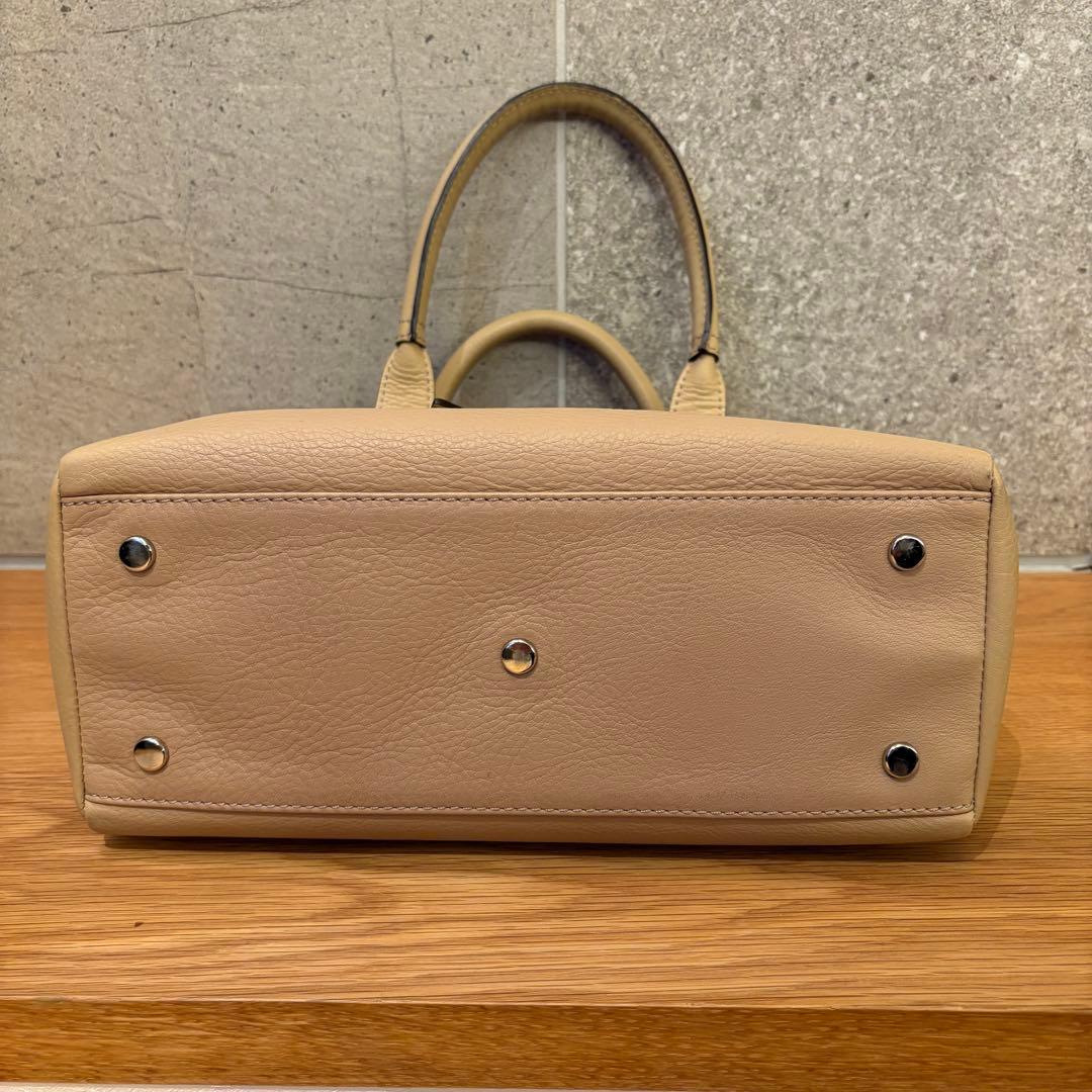 【美品】土屋鞄　クラルテ　ハンディカフェトート　ベージュ