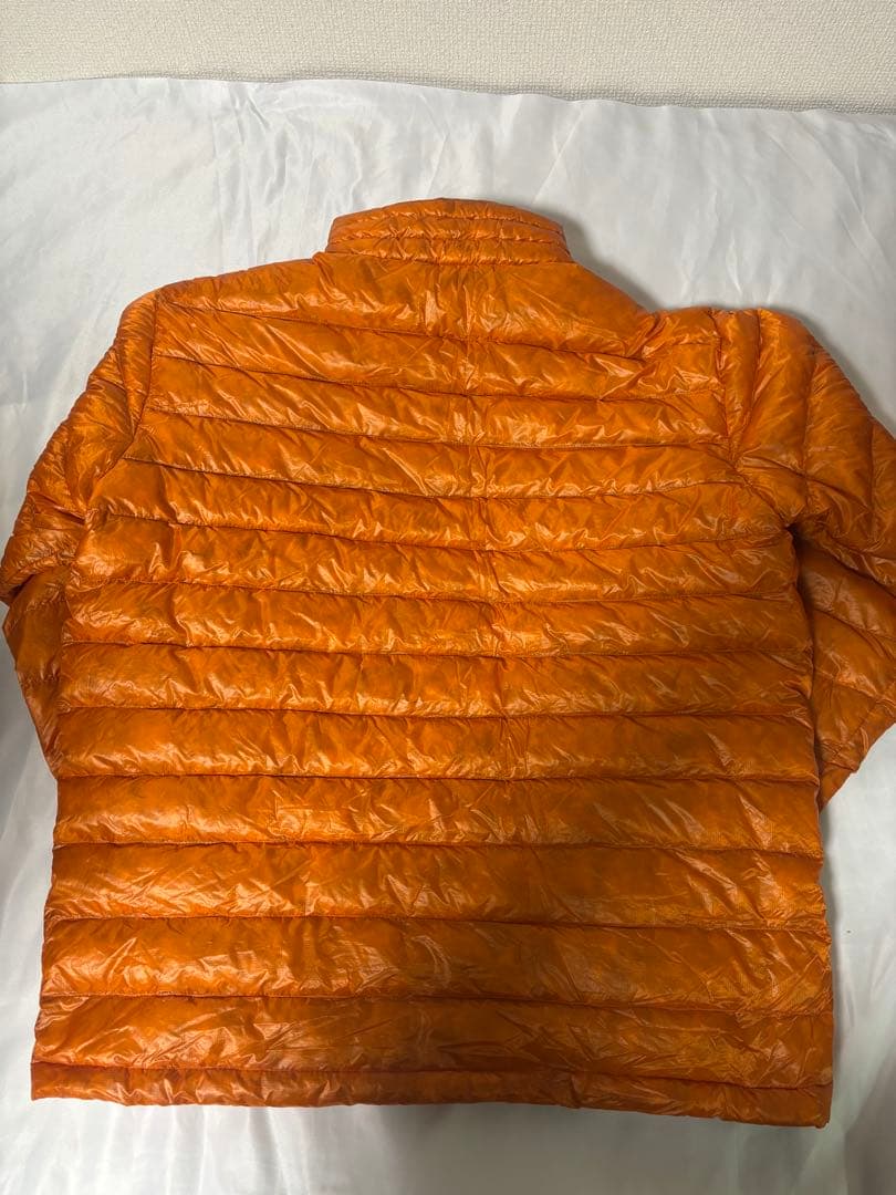パタゴニア ダウンセーター ダウンジャケット オレンジ メンズＳ84672 軽量