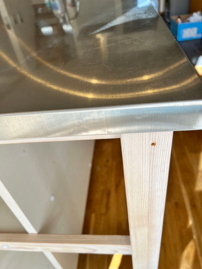 ワークテーブル ニトリ 作業台 シナモ NITORI カウンター　送料込み