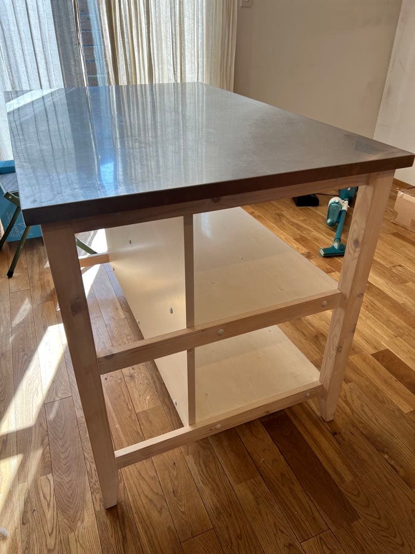 ワークテーブル ニトリ 作業台 シナモ NITORI カウンター　送料込み