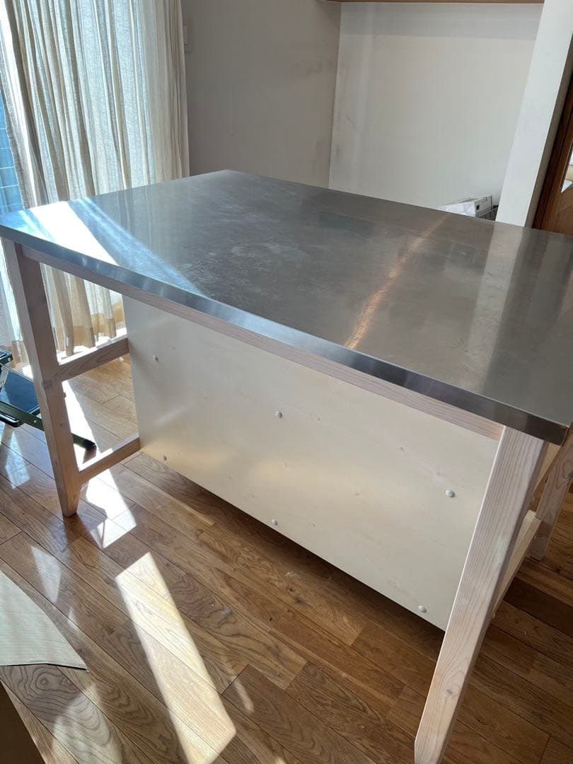 ワークテーブル ニトリ 作業台 シナモ NITORI カウンター　送料込み