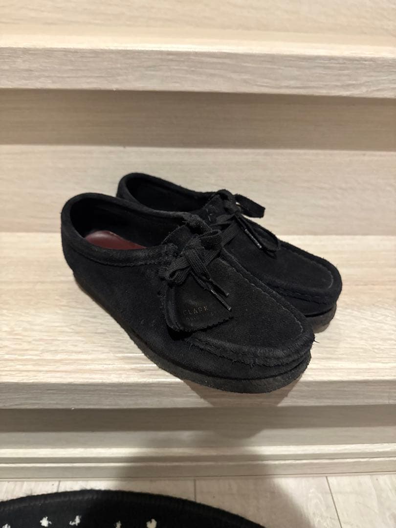 Clarks wallabee 23.5/24cm ブラック
