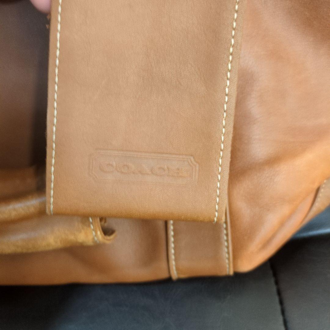 オールドコーチ　ボストンバッグ　レザー　ブラウン　大容量　2way