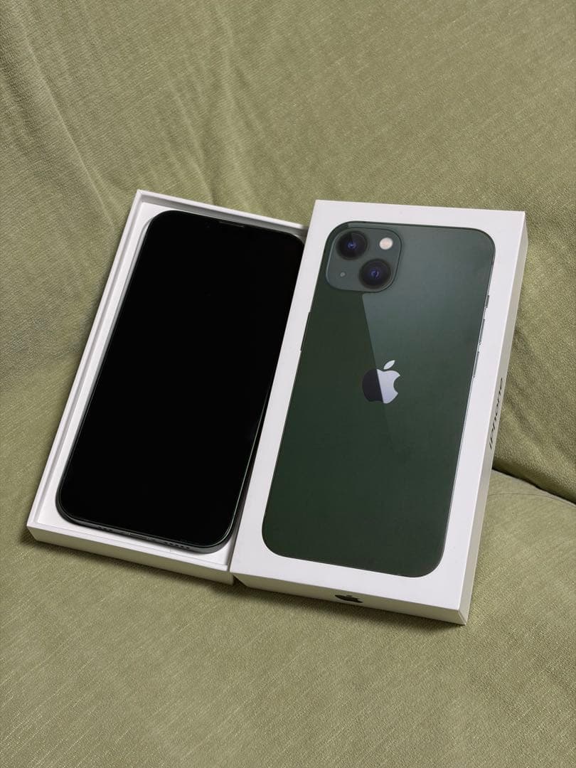 Apple iPhone 13 ミッドナイトグリーン 本体　※箱あり