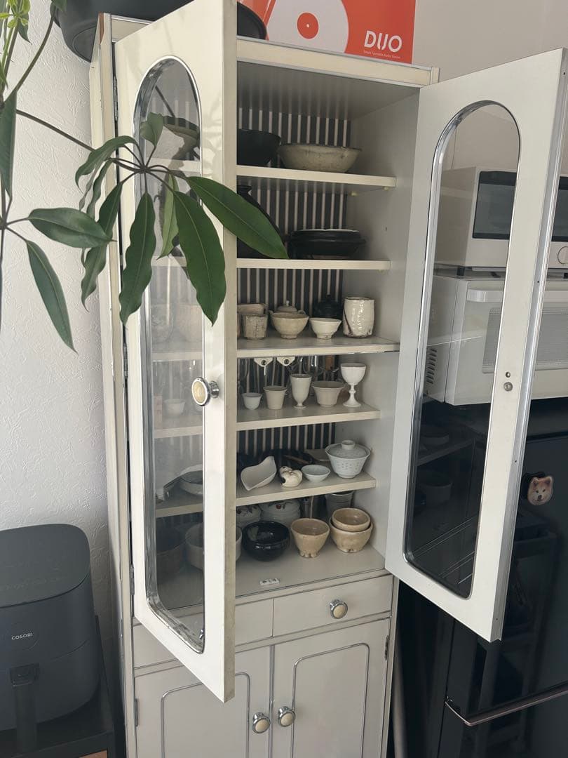 レトロポップ　アーチ型　飾り棚 食器棚 アンティーク 昭和レトロ