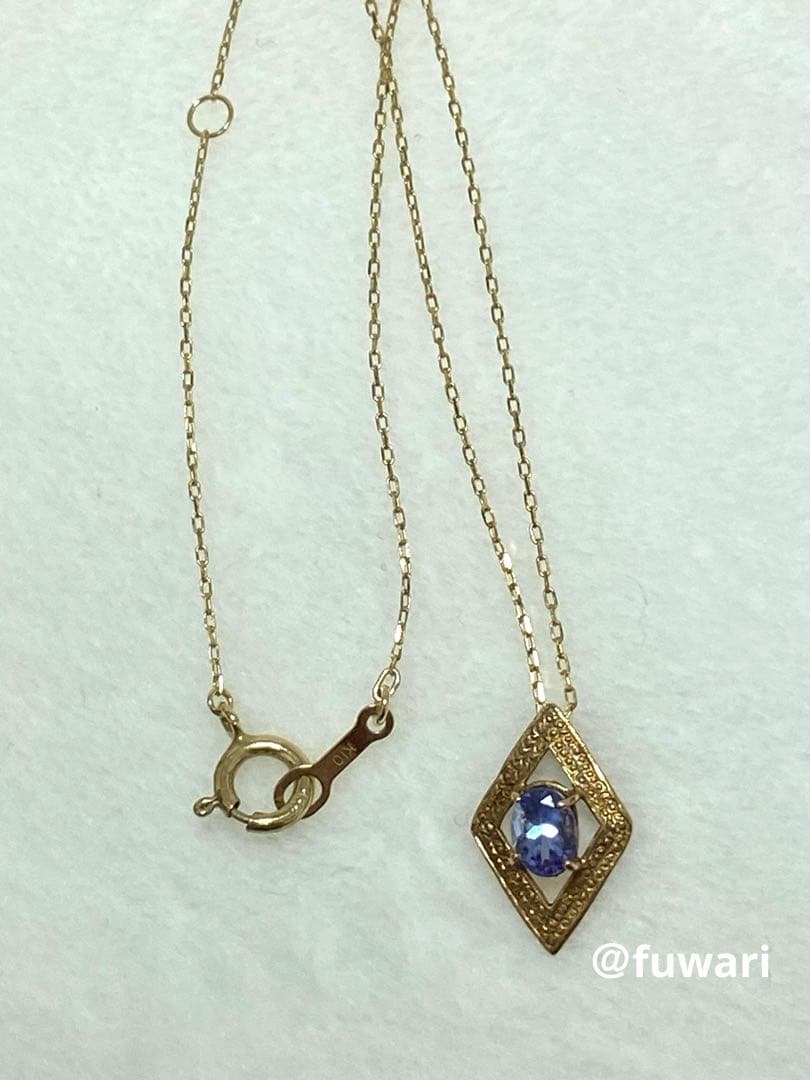 K10 タンザナイト ネックレス