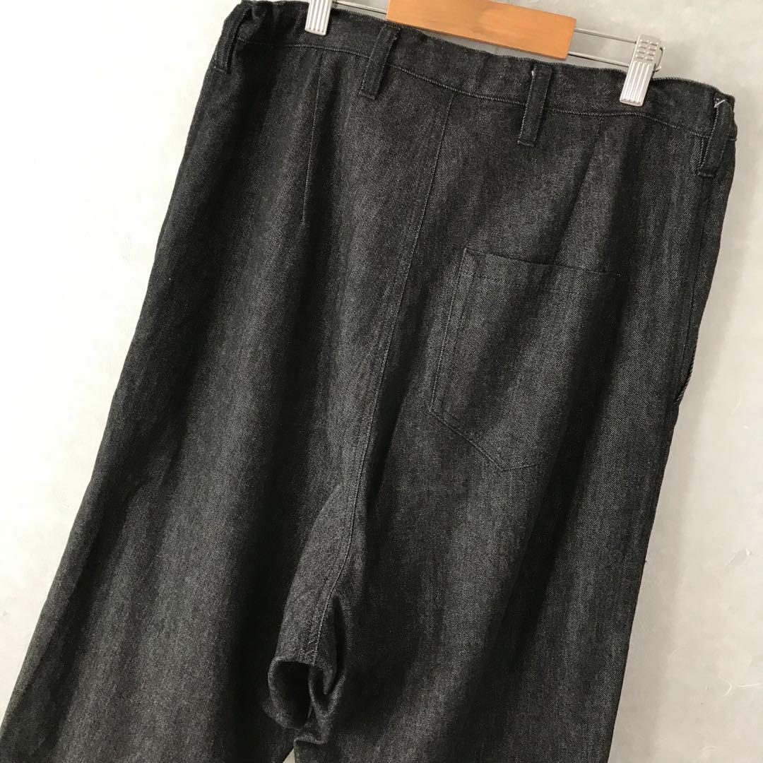 Y`s ヨウジヤマモト デニム サルエルパンツ 美品 ブラックデニム 1