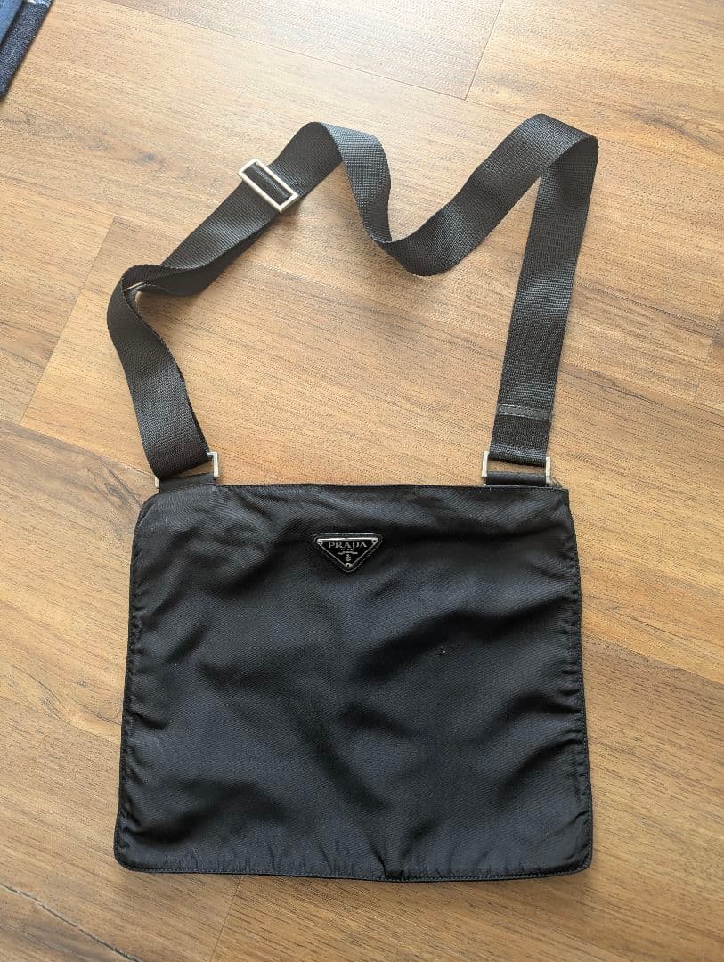 【正規品】PRADA プラダ ナイロン ショルダーバッグ 34白タグ有