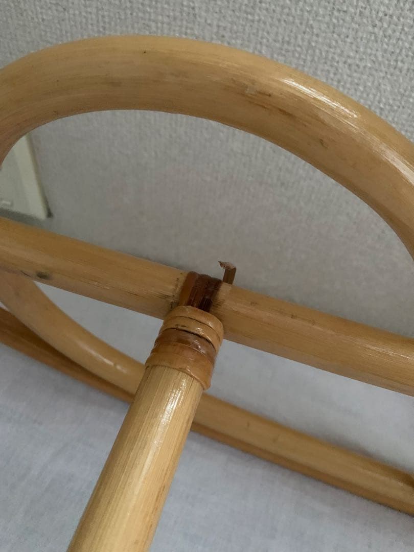 ベビーベッド籐ラタンゆりかご送料込ベビーベットクーファン