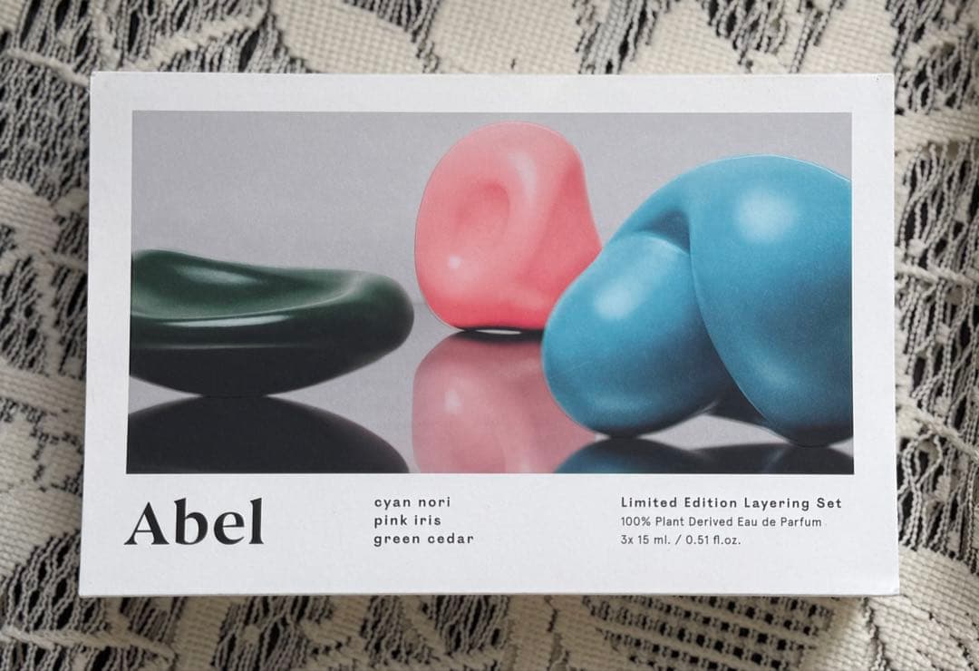 Abelアベル モストラブドレイヤリングセット シアンノリ・グリーンシダー他