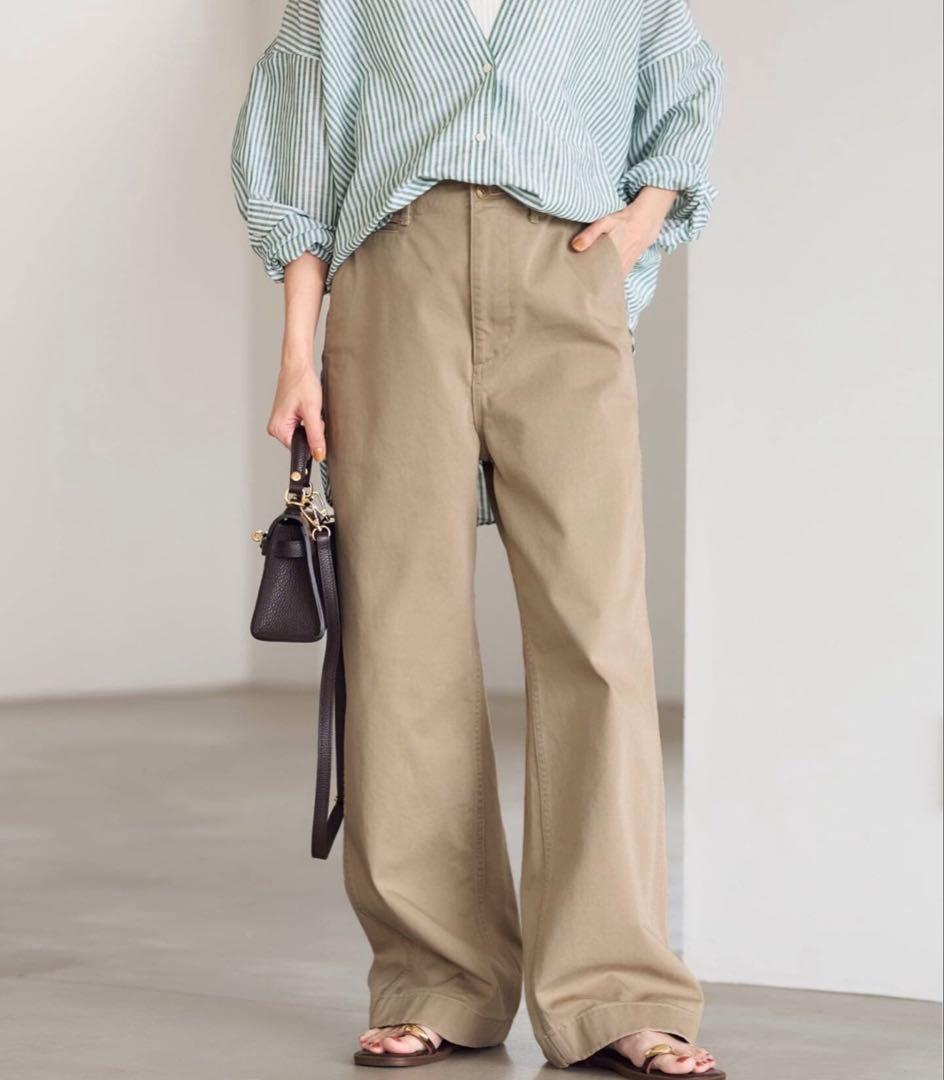 フレームワーク　オーバーサイズチノパンツ　40サイズ