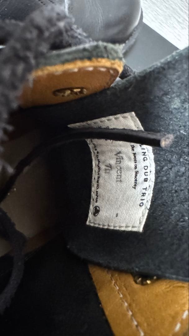 ローリングダブトリオ　ヴィンセント　黒　25.5cm 7h