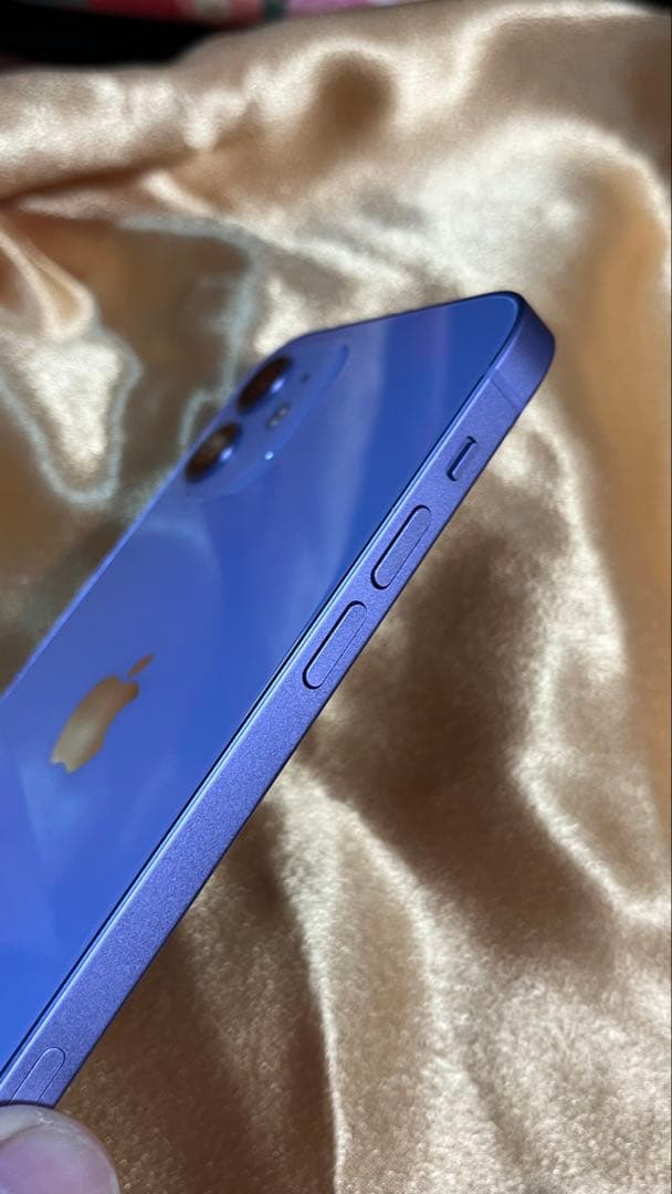 iPhone12 128GB本体 超美品 パープル バッテリー84%