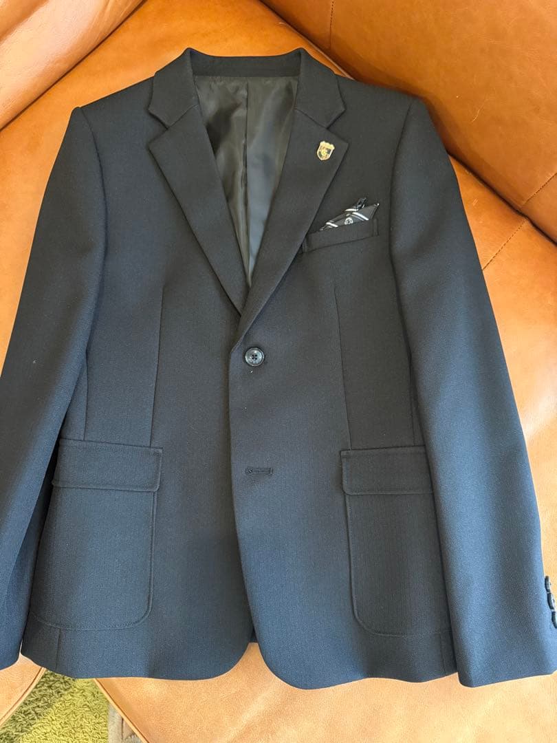 CHOPIN チェックベストスーツセット（ブラック）　男の子　卒業式　ショパン