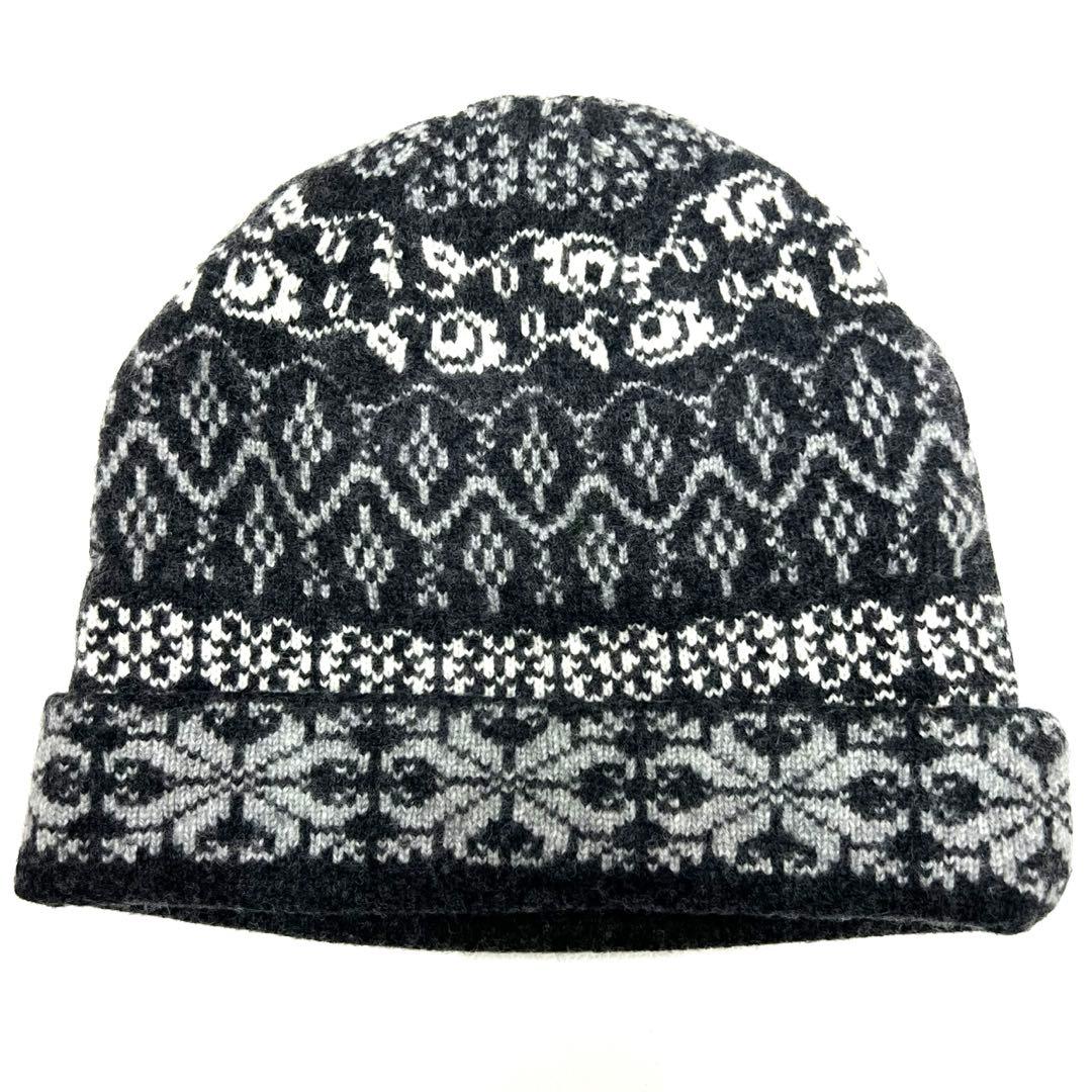 White Mountaineering ノルディック柄 ニットキャップ