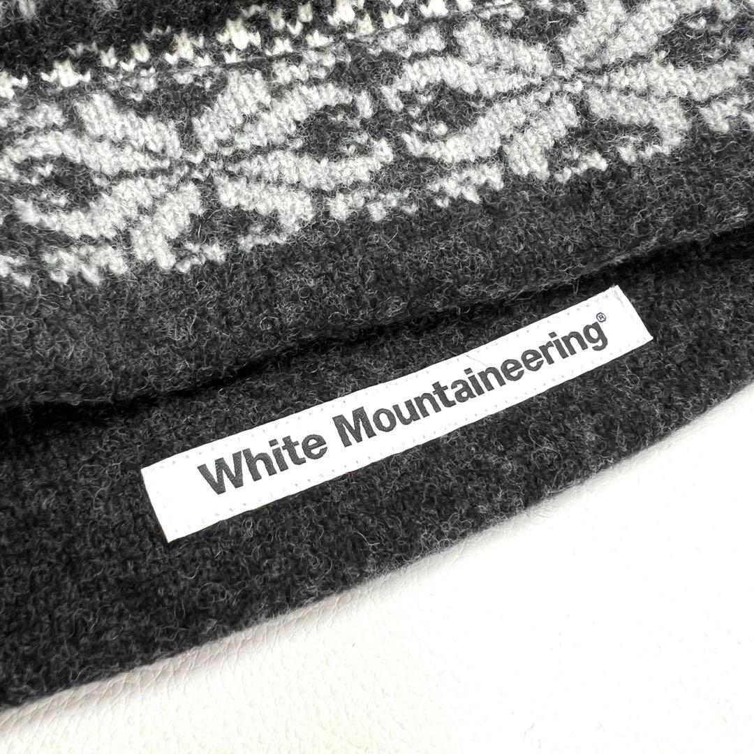 White Mountaineering ノルディック柄 ニットキャップ