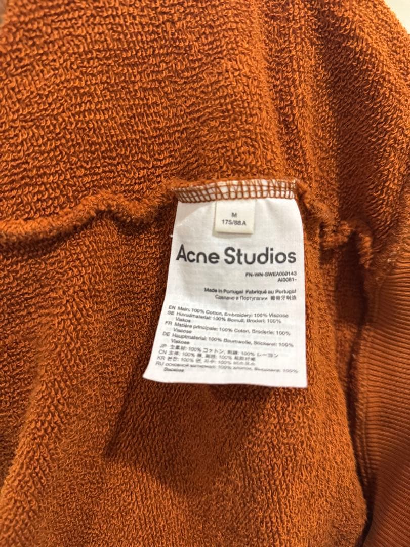 Acne Studios オレンジ スウェット M