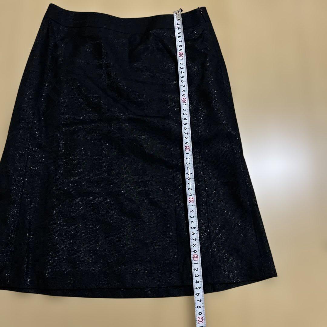 BURBERRY ブラック スカートフォーマル　ラメ　バーバリー　38 00s