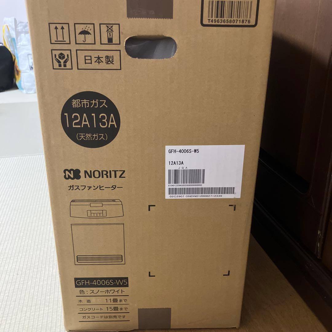 グ*ナ様 NORITZ ガスファンヒーター GFH-4006S-W5
