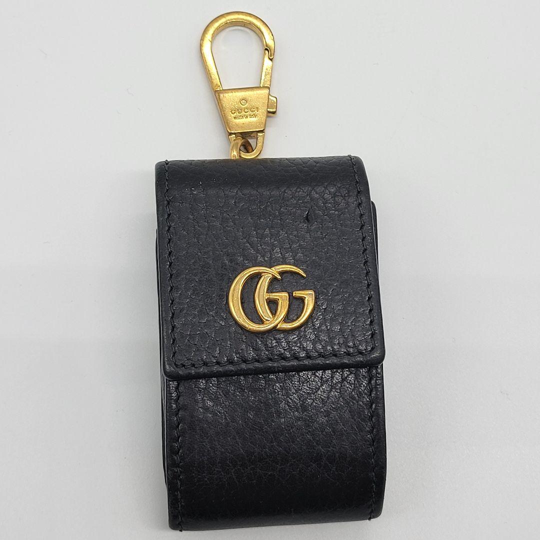 美品✨️ GUCCI キーケース プチマーモント ブラック レザー スマートキー