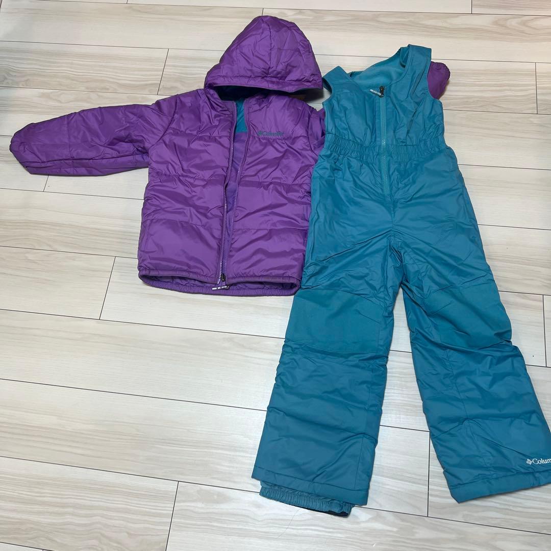 Columbia リバーシブルジャケットとオーバーオールセット