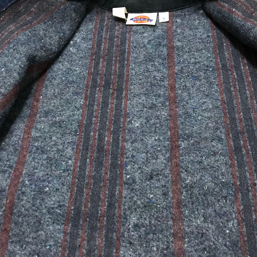 80s ディッキーズ　ビンテージデニムカバーオール　ワッペンロゴ　USA製　40