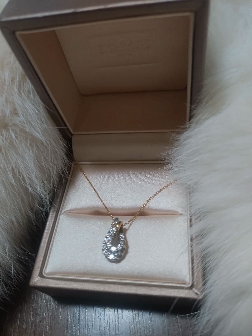 ペンダントトップ ダイヤモンド 18K シルバー