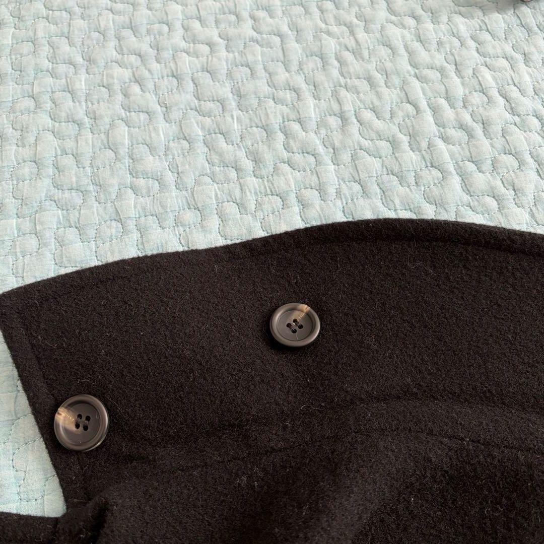 Y's ポンチョ風コート　ブラック　サイズ2