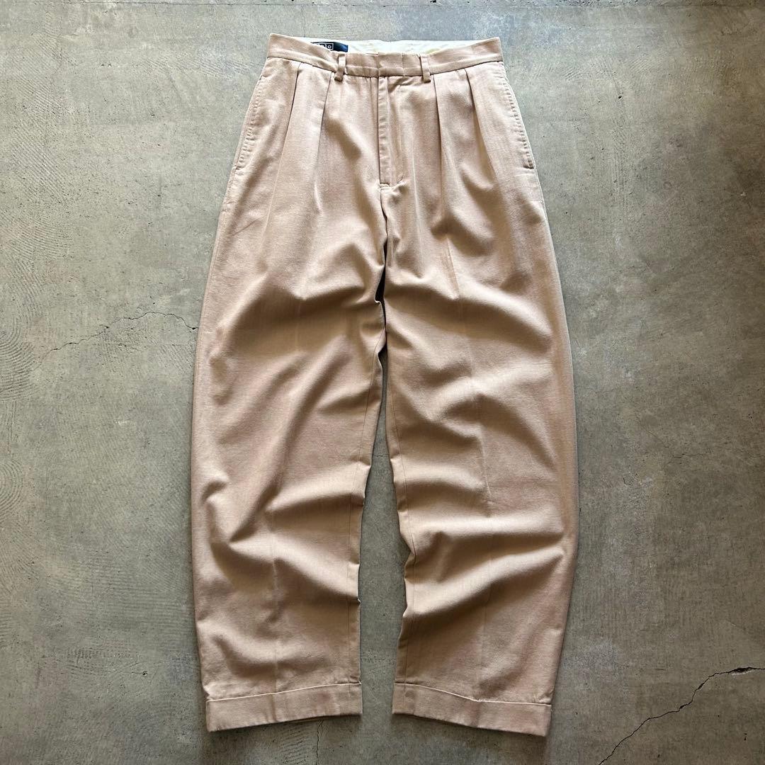 90s Polo Ralph Lauren コットンスラックス
