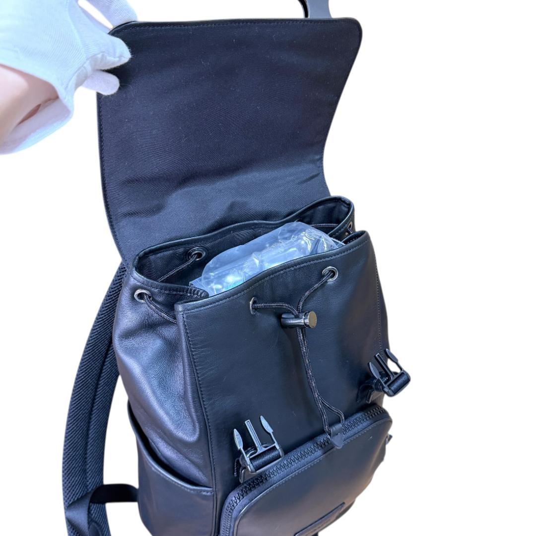 美品　COACH コーチ トラック バックパック リュックサック 大容量 レザー