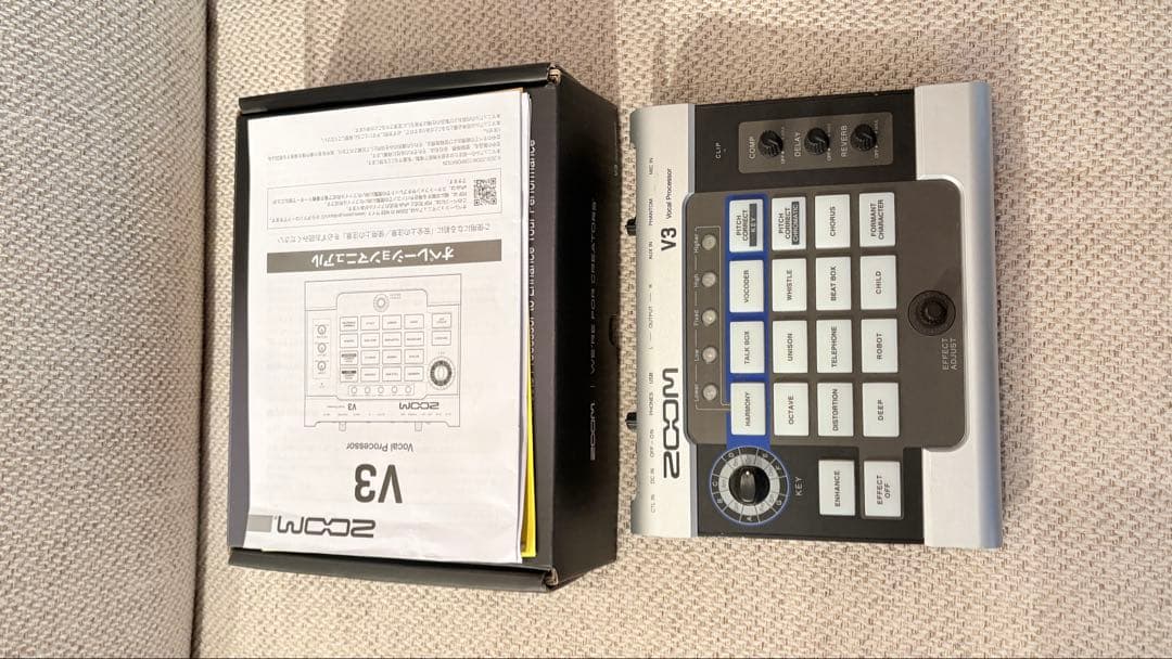 ZOOM V3 ボーカルエフェクトプロセッサー