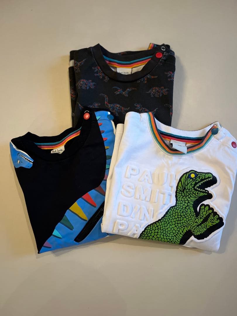 Paul Smith３点　恐竜プリント 長袖Tシャツ