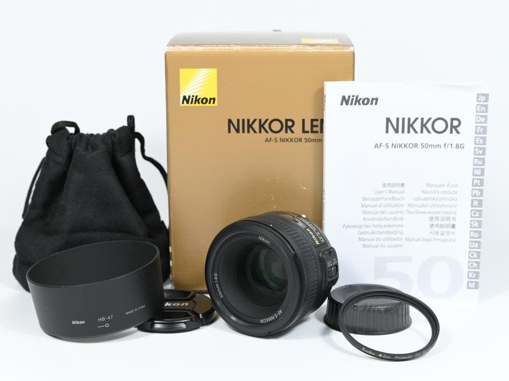 【ほぼ新品】 ニコン　Nikon AF-S NIKKOR 50mm F1.8G
