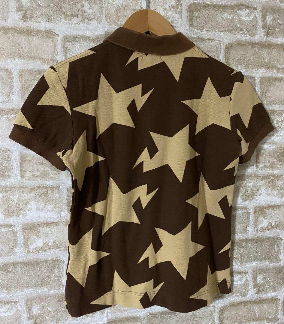 A BATHING APE レディースM　TALL ポロシャツ　ベイプスター　星